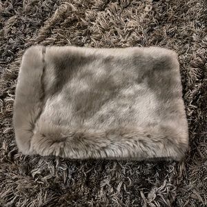 Babaton Faux Fur Infinity Funnel Scarf Collar Neck Warmer Gray